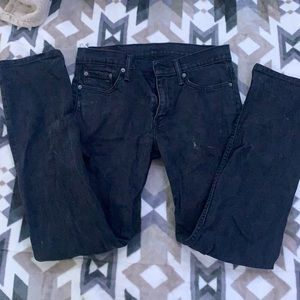 Men’s black Levi jeans